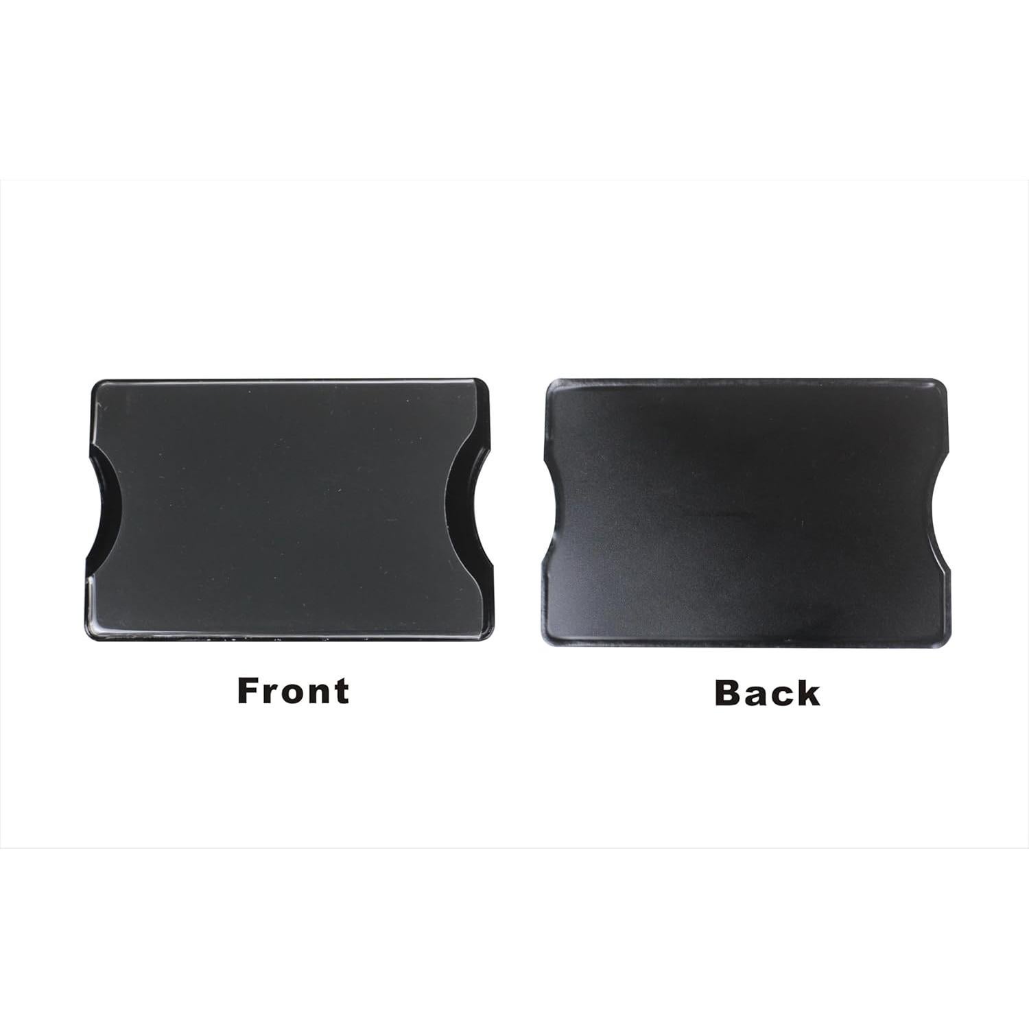 Paquete de 5 Fundas Bloqueadoras RFID Jiashili - Transparente/Negro