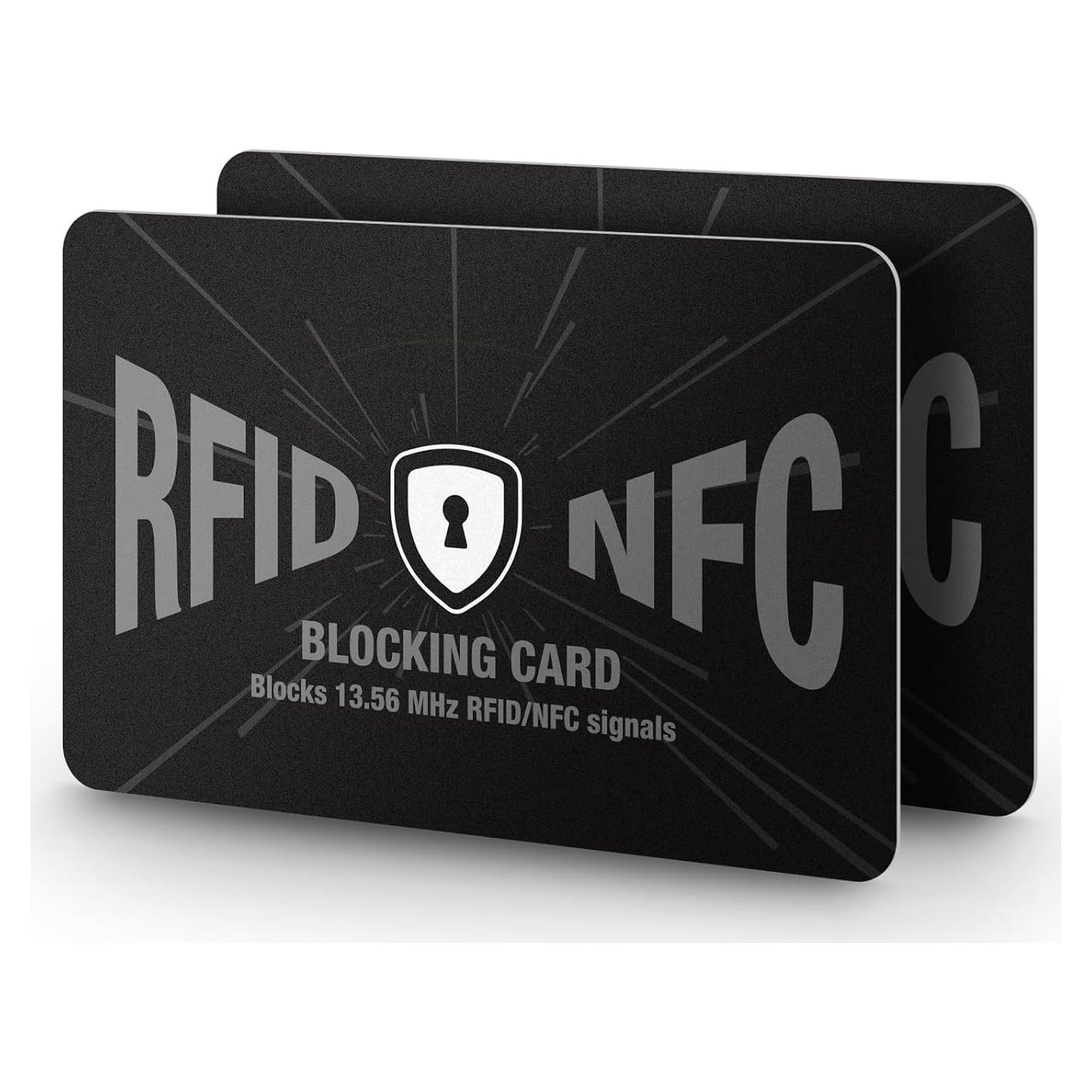 DUGRAFT 2 Pack Tarjetas Bloqueo RFID y NFC - Protección Total