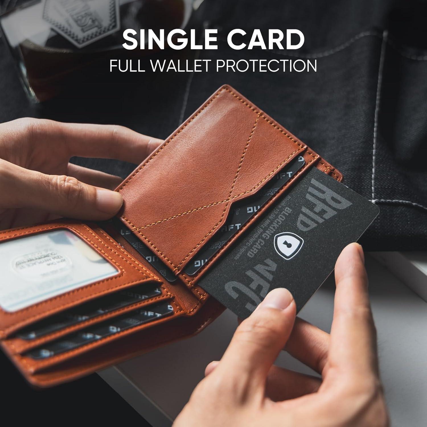 DUGRAFT 2 Pack Tarjetas Bloqueo RFID y NFC - Protección Total