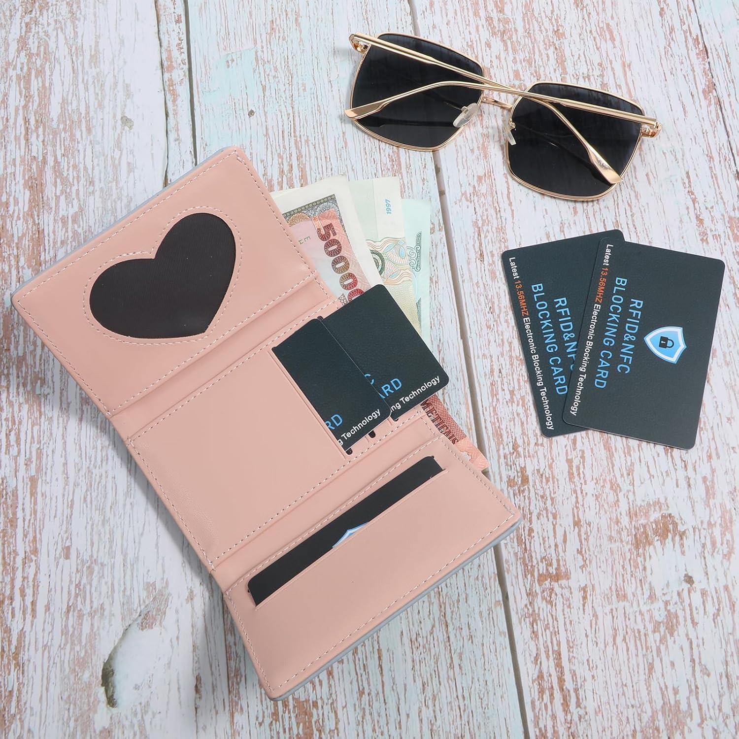 Bewudy 4 Tarjetas de Bloqueo RFID Antirrobo para Carteras