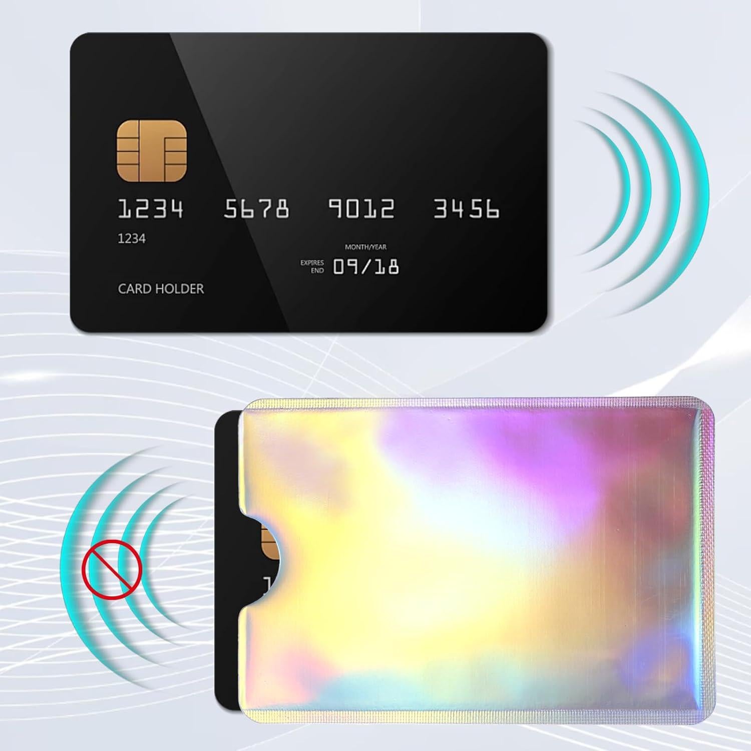 Set de Protectores RFID Skrfren para Tarjetas de Crédito 15 Pzas