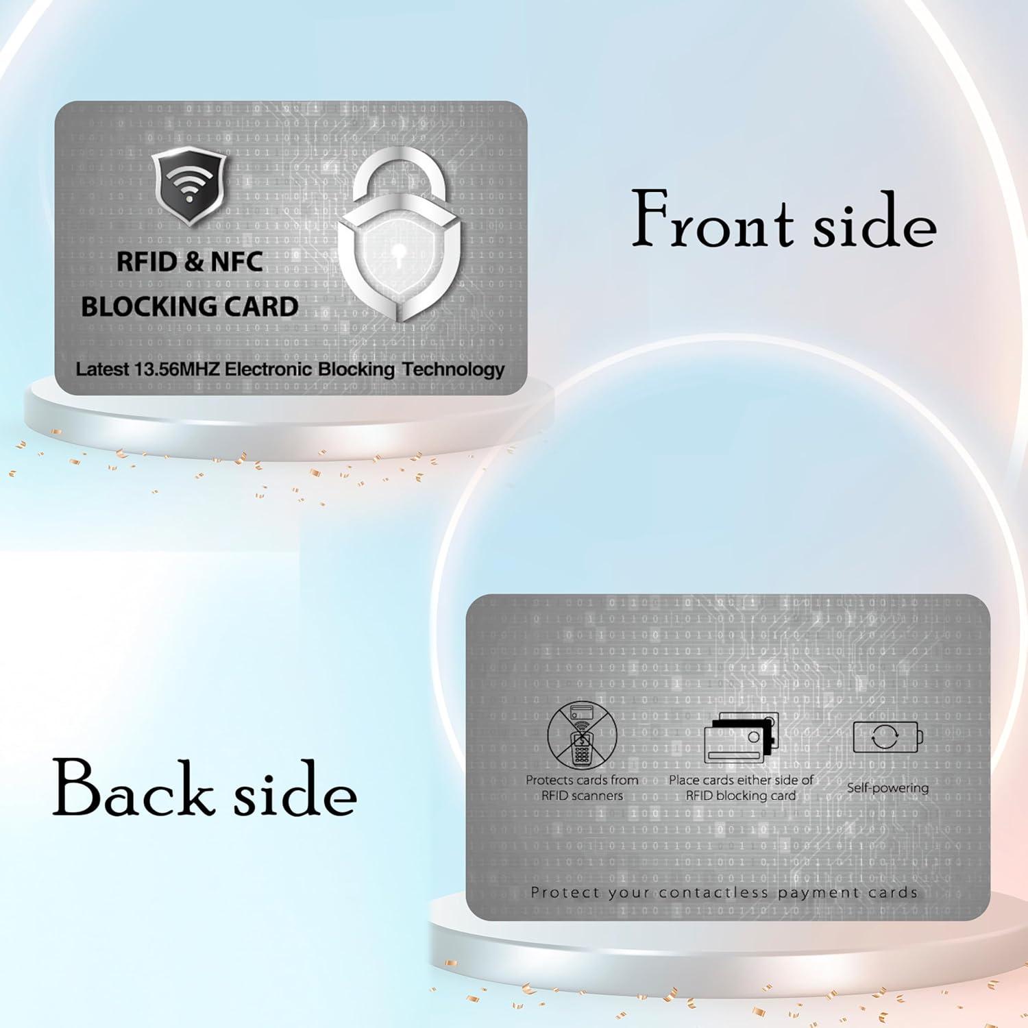 Tarjetas de Bloqueo RFID SaiTech IT - 2 Pcs Plata