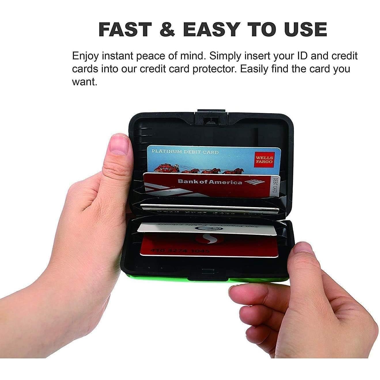 Protector de Tarjeta de Crédito Bloqueador RFID ZXT Azul