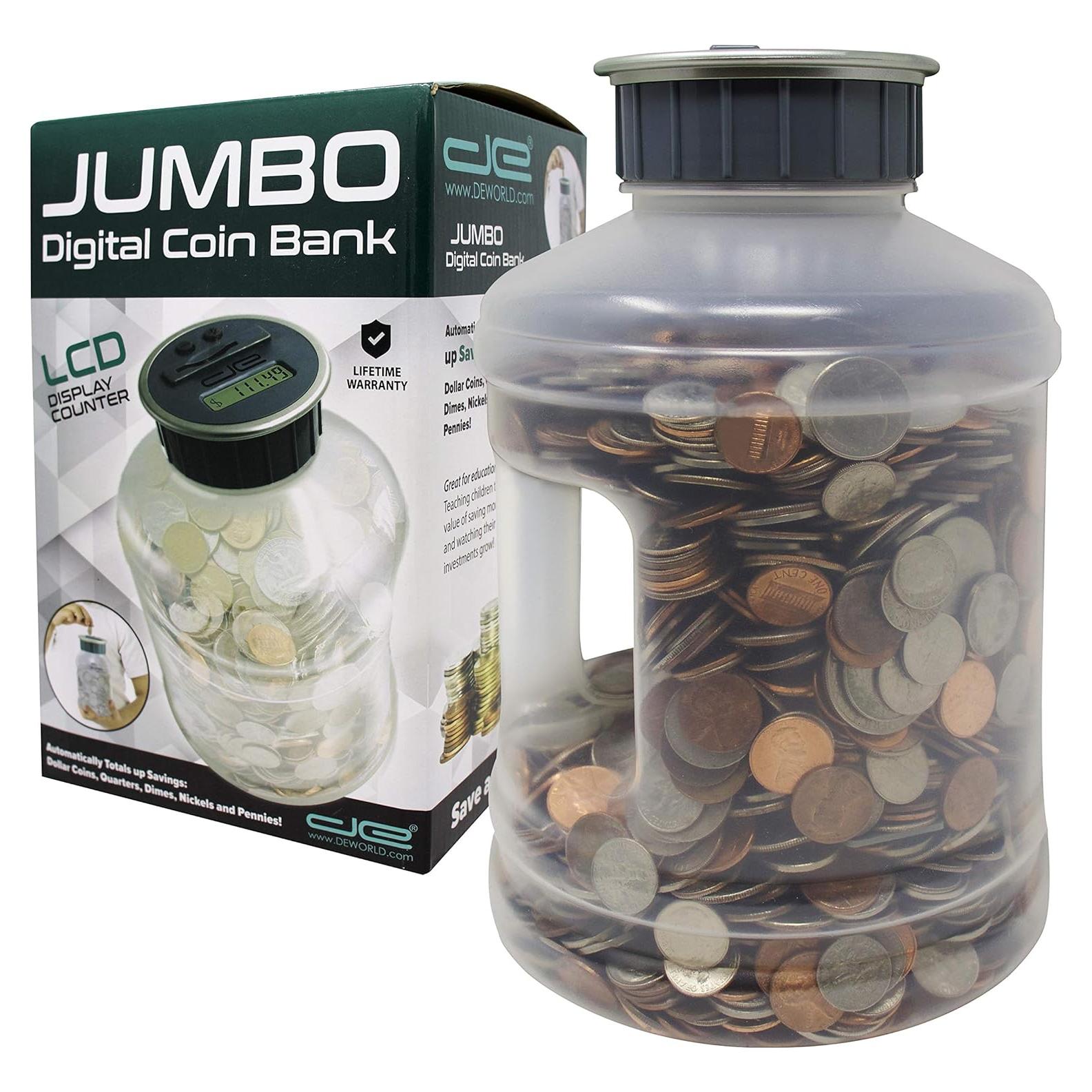 Contador de Monedas Digital Jumbo Teacher's Choice 2.9L LCD