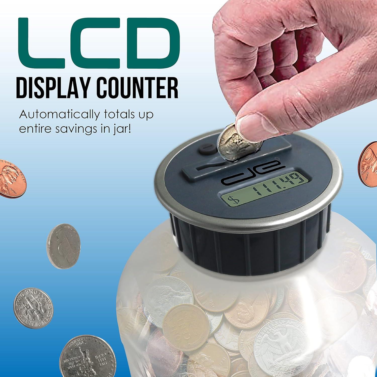 Contador de Monedas Digital Jumbo Teacher's Choice 2.9L LCD