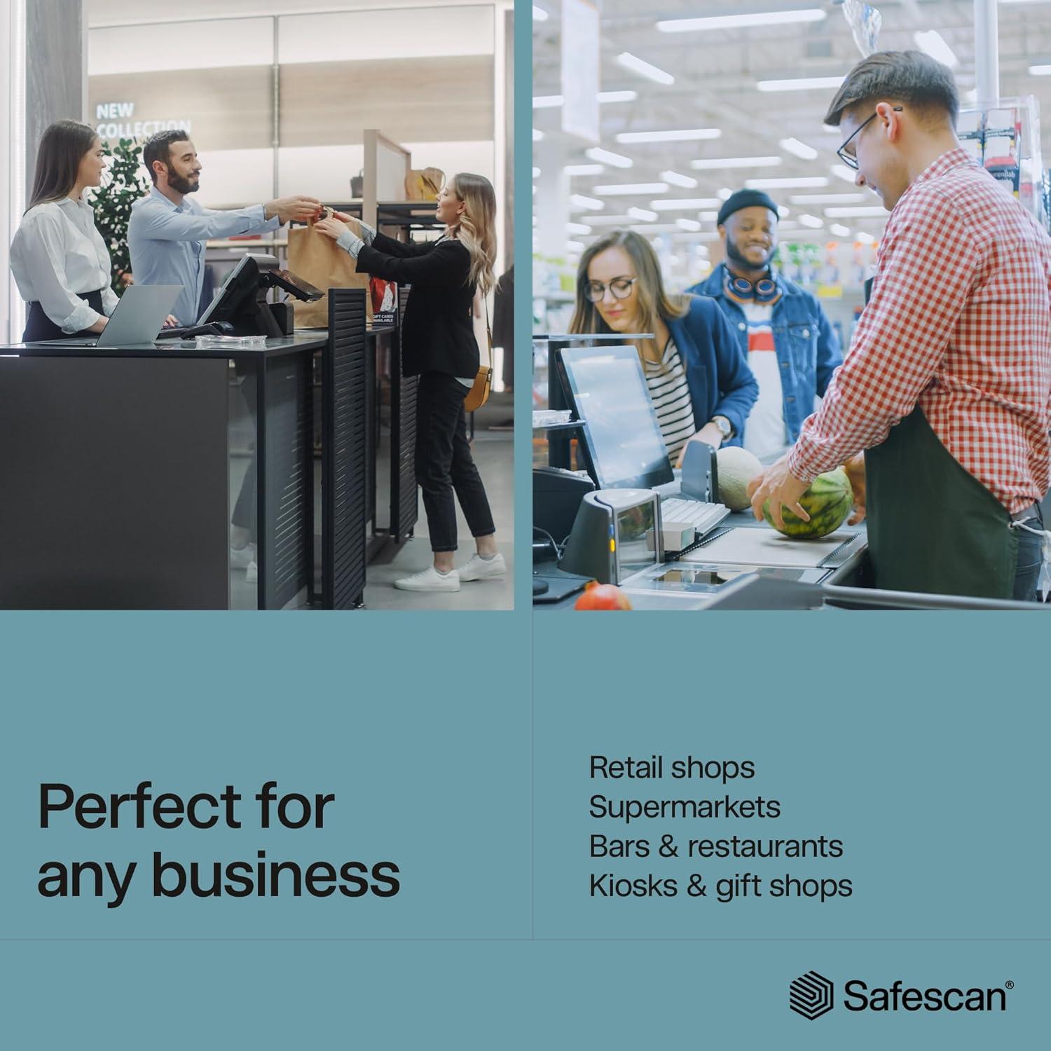 Balanza de Conteo de Dinero Safescan 6165 Multi-Moneda