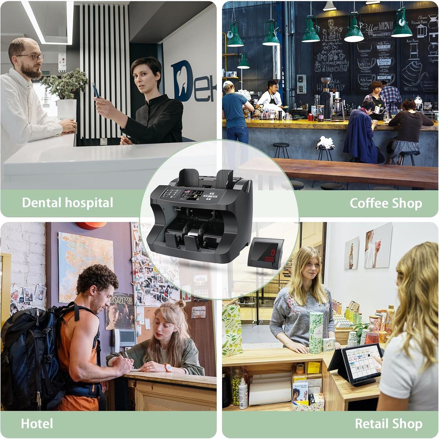 Contadora de Dinero CASHTEK N10 con Detección de Falsificaciones