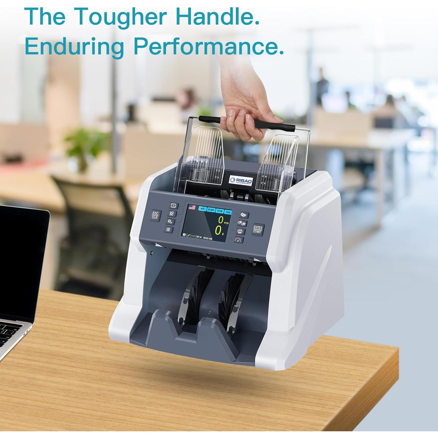 Máquina Contadora de Dinero RIBAO BC-40 Multimoneda 6.88kg