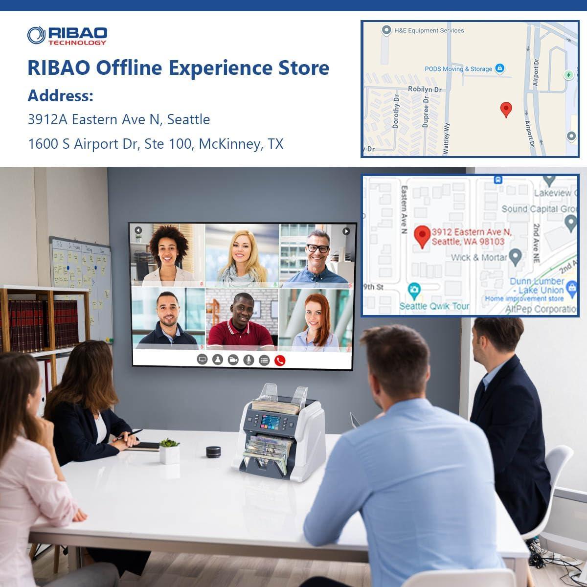 Máquina Contadora de Dinero RIBAO BC-40 Multimoneda 6.88kg