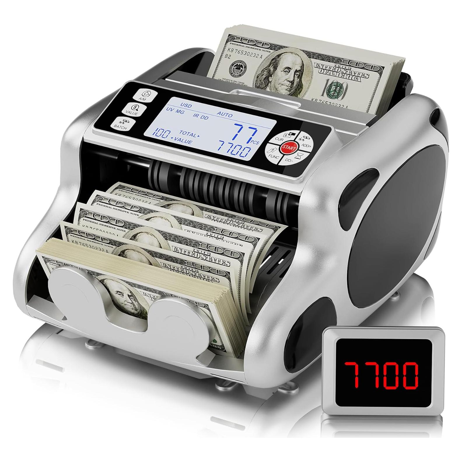 Contadora de Dinero Aocktobar K08 con Detección de Billetes Falsos