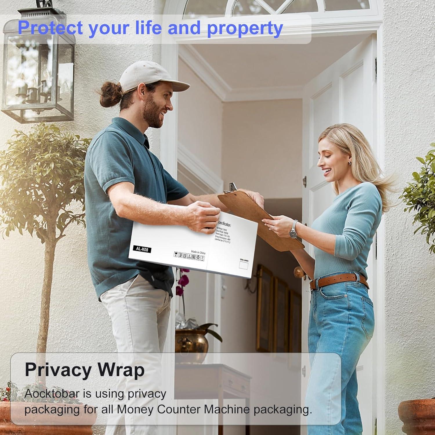 Contadora de Dinero Aocktobar K08 con Detección de Billetes Falsos