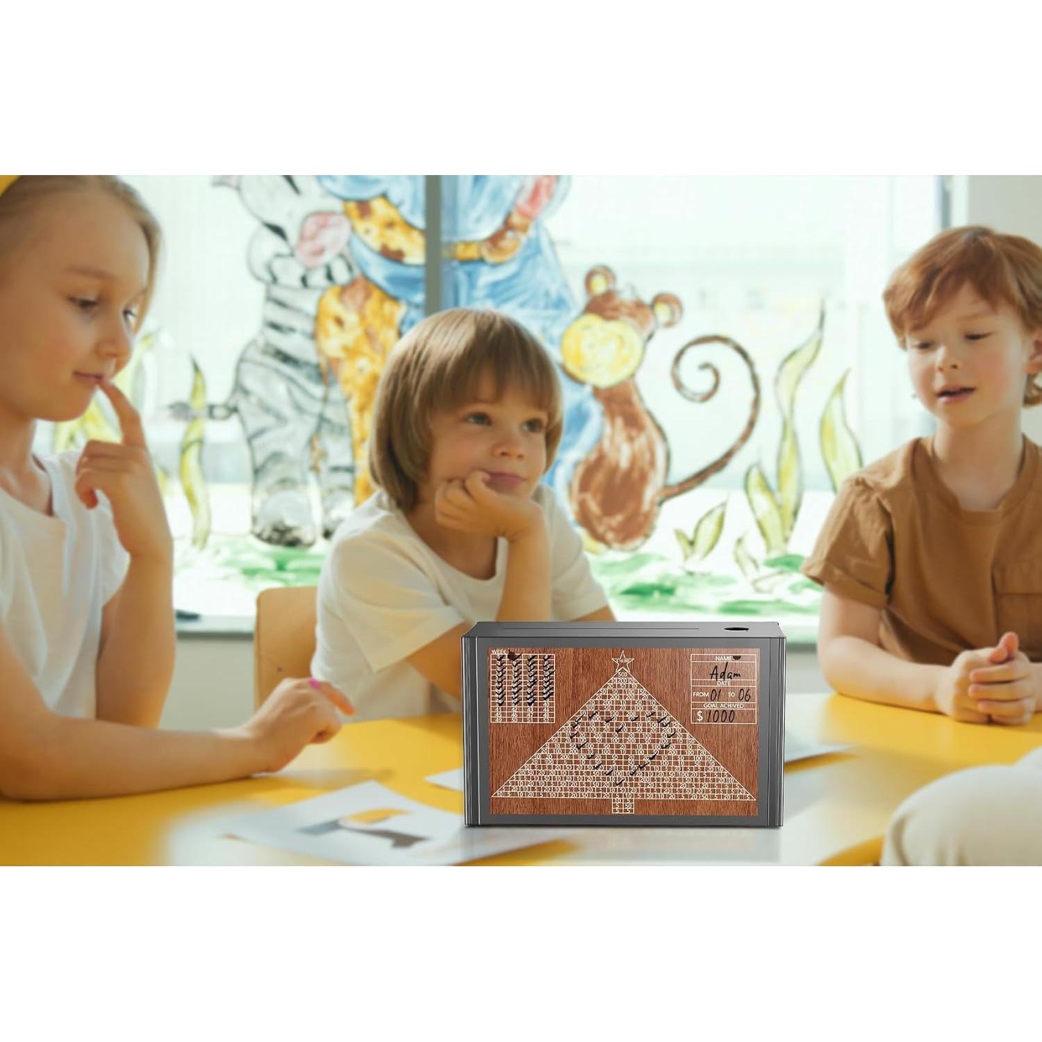 Caja de Ahorros 10K Ambielegant con Contador y Bolígrafo