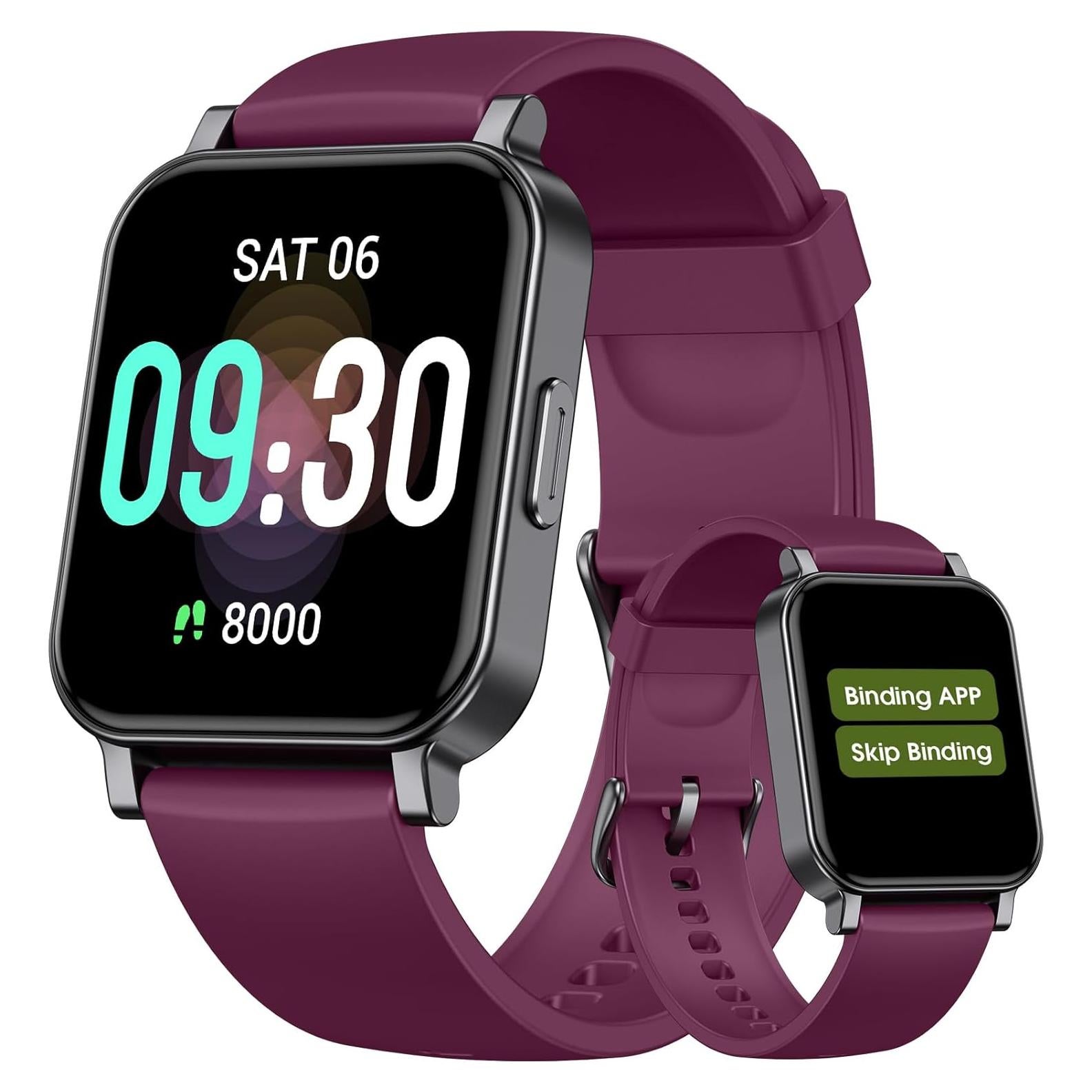 Reloj Podómetro TYKOIT para Mayores, Impermeable, 1.4" LCD