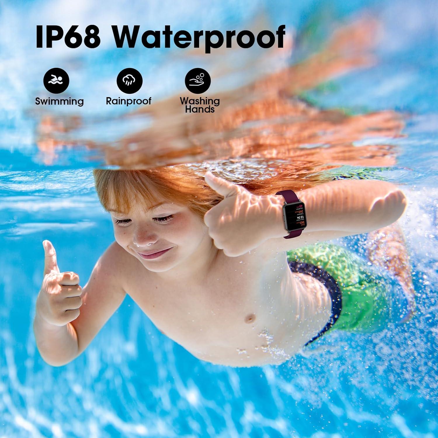 Reloj Podómetro TYKOIT para Mayores, Impermeable, 1.4" LCD