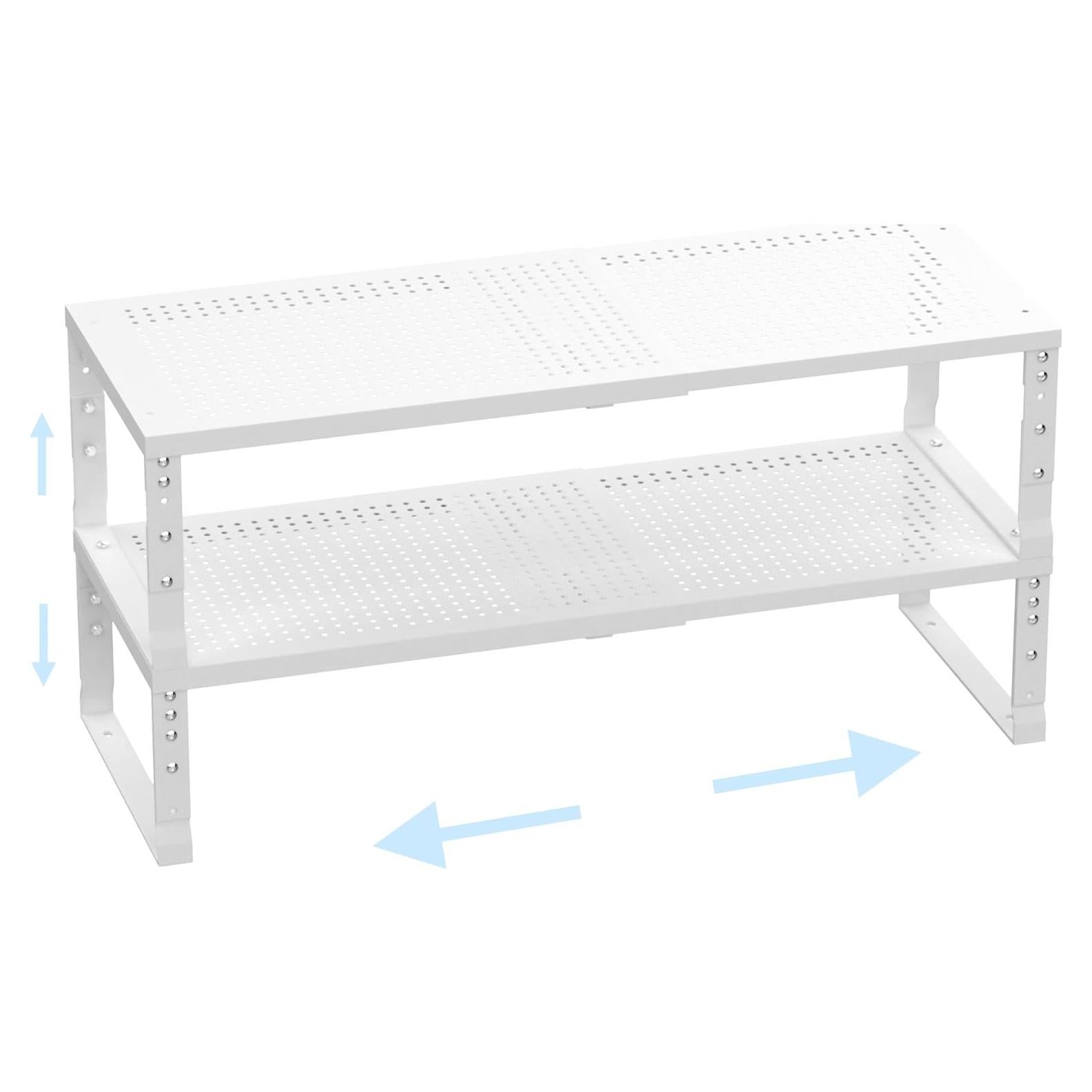 Estante Organizador de Cocina Ipotive Expandible 2 Paquetes Blanco