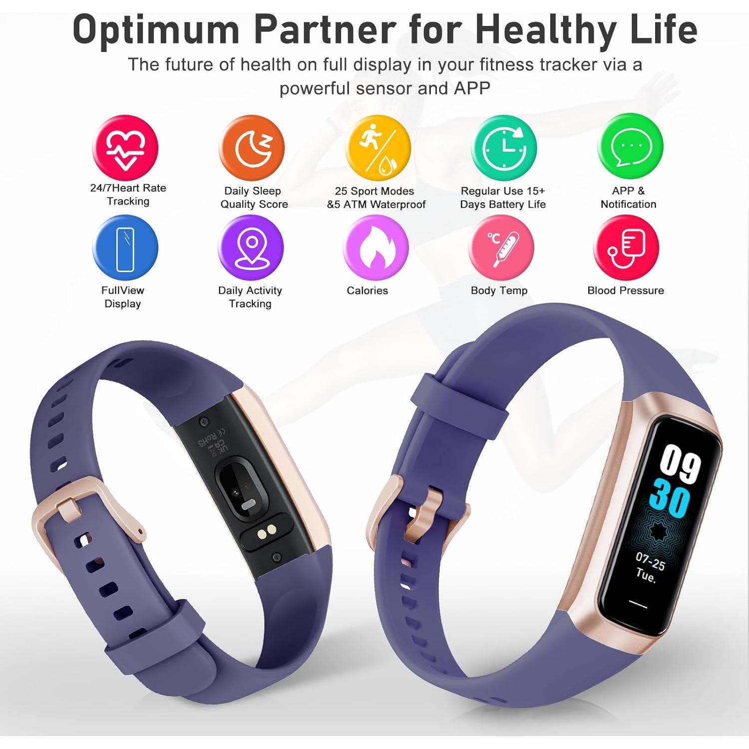 Rastreador de Fitness ST-CARE C60 con Pantalla AMOLED 1.1"