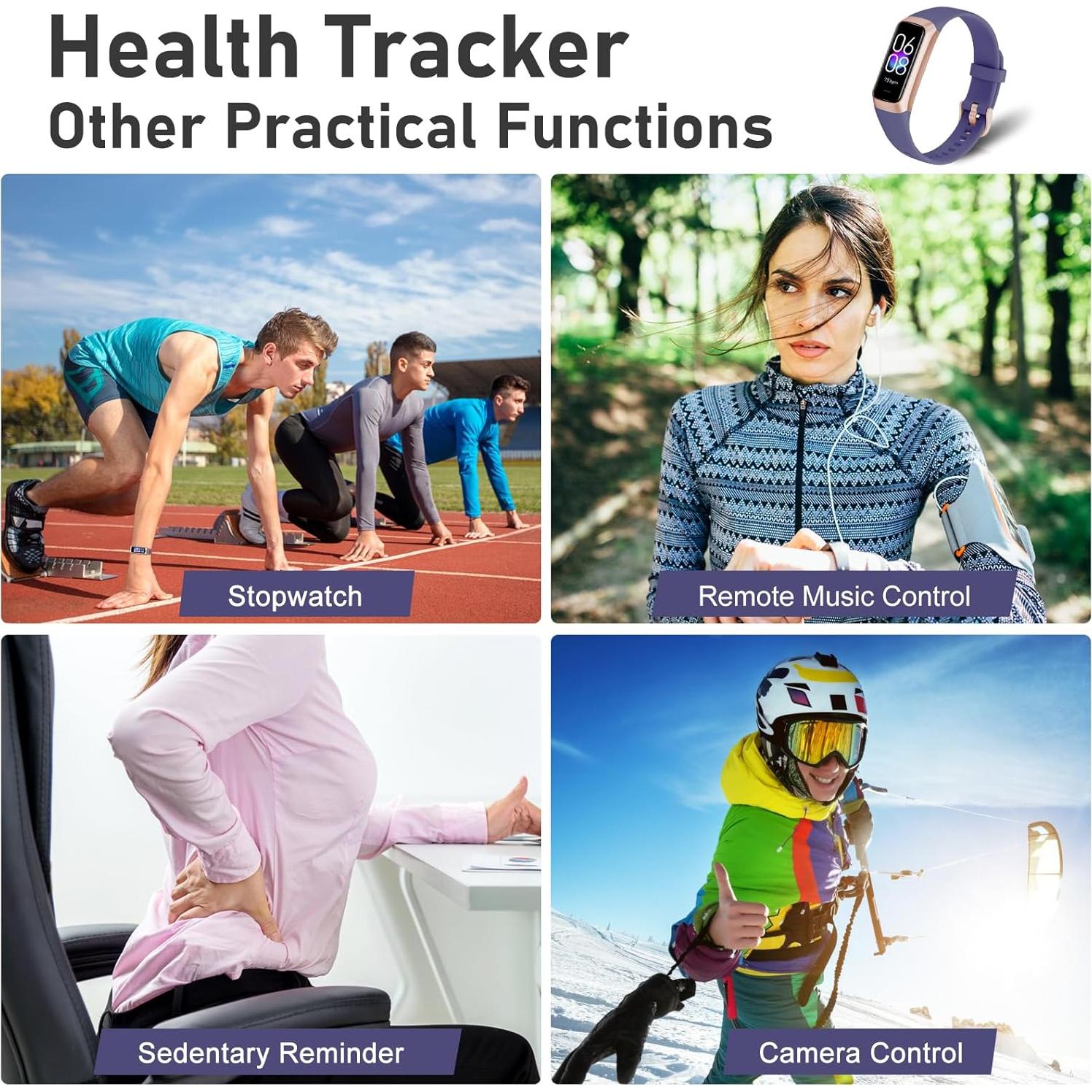 Rastreador de Fitness ST-CARE C60 con Pantalla AMOLED 1.1"