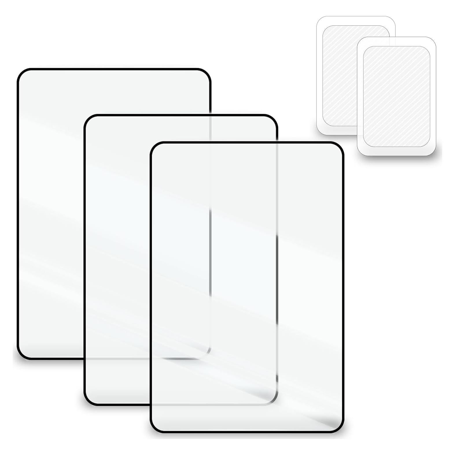 5 Lupas de Página 3X ZEYIYER para Leer - 3 Grandes y 2 Pequeñas