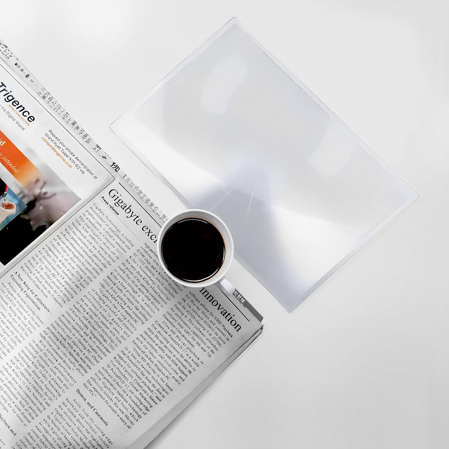 Hoja de Aumento Completa 2X MAGDEPO Acrílico 27.94x21.59 cm