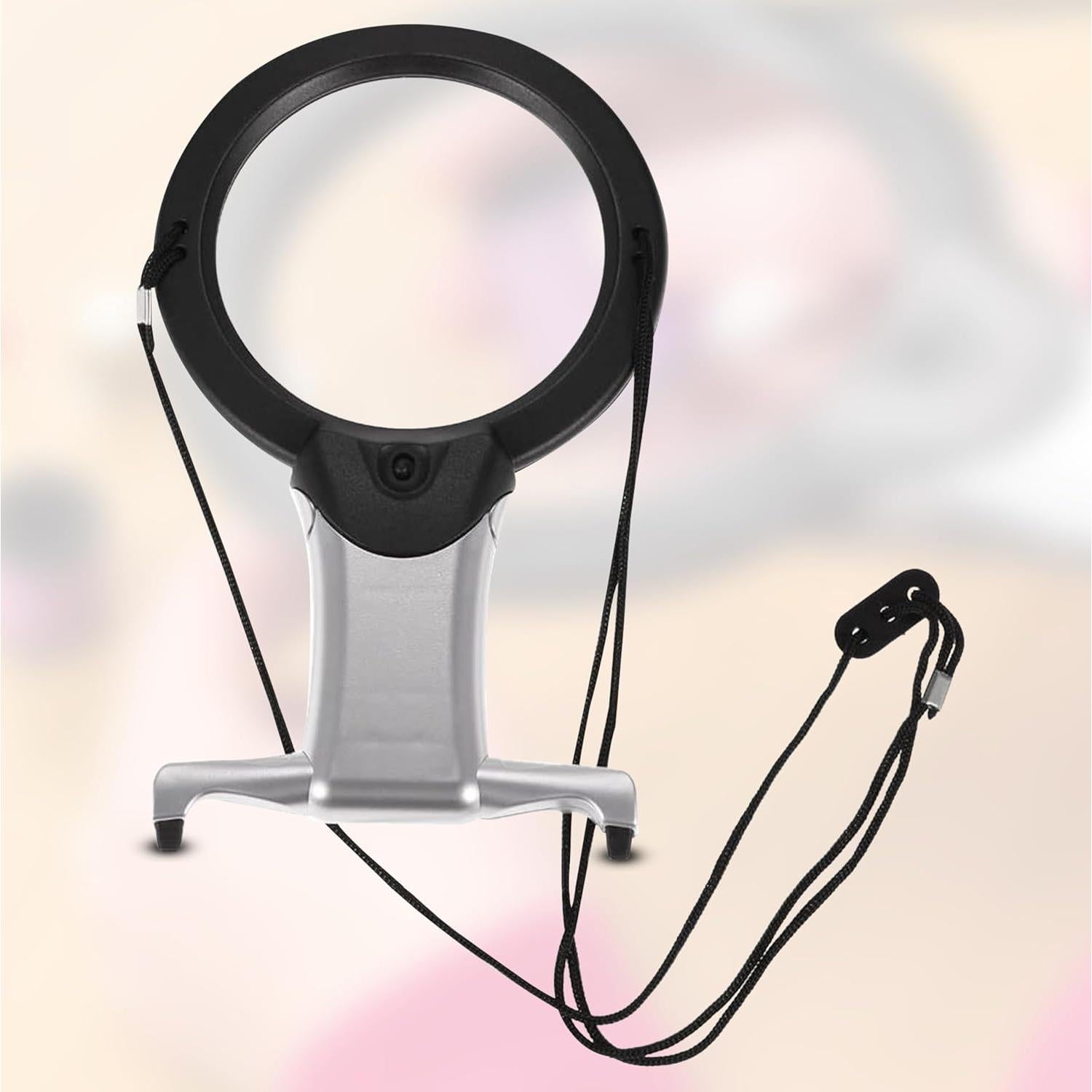 Lupa de Mano ARSUK con Luz LED 2X y 6X para Lectura