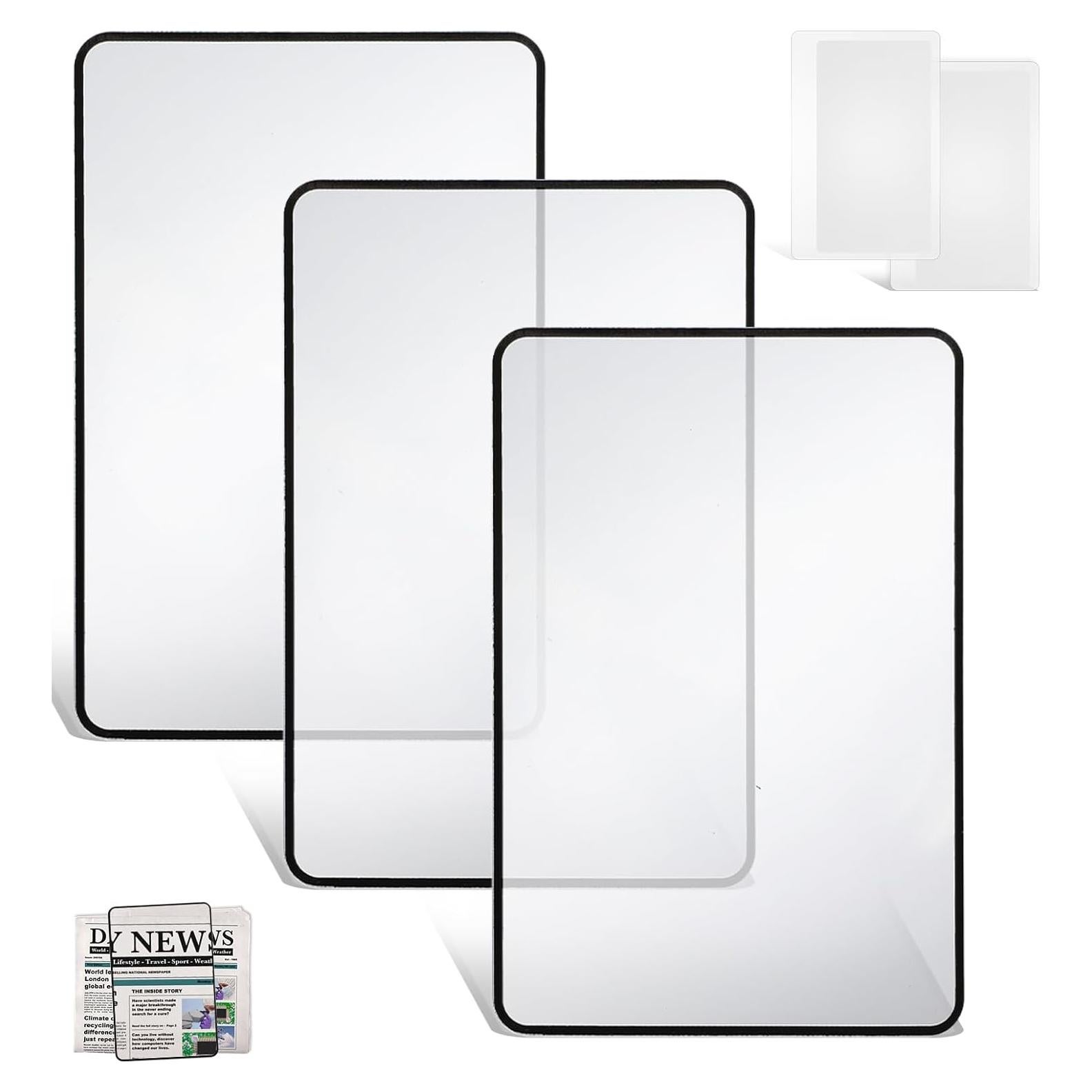 Lupa de Página Giantree 5 Piezas para Lectura - Aumento Óptimo