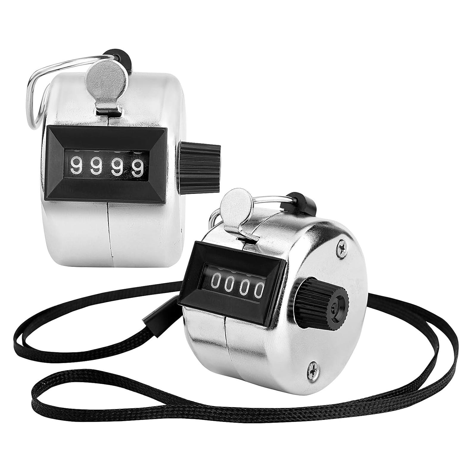 Contador Mecánico Manual Tcipreay 4 Dígitos - Paquete de 2