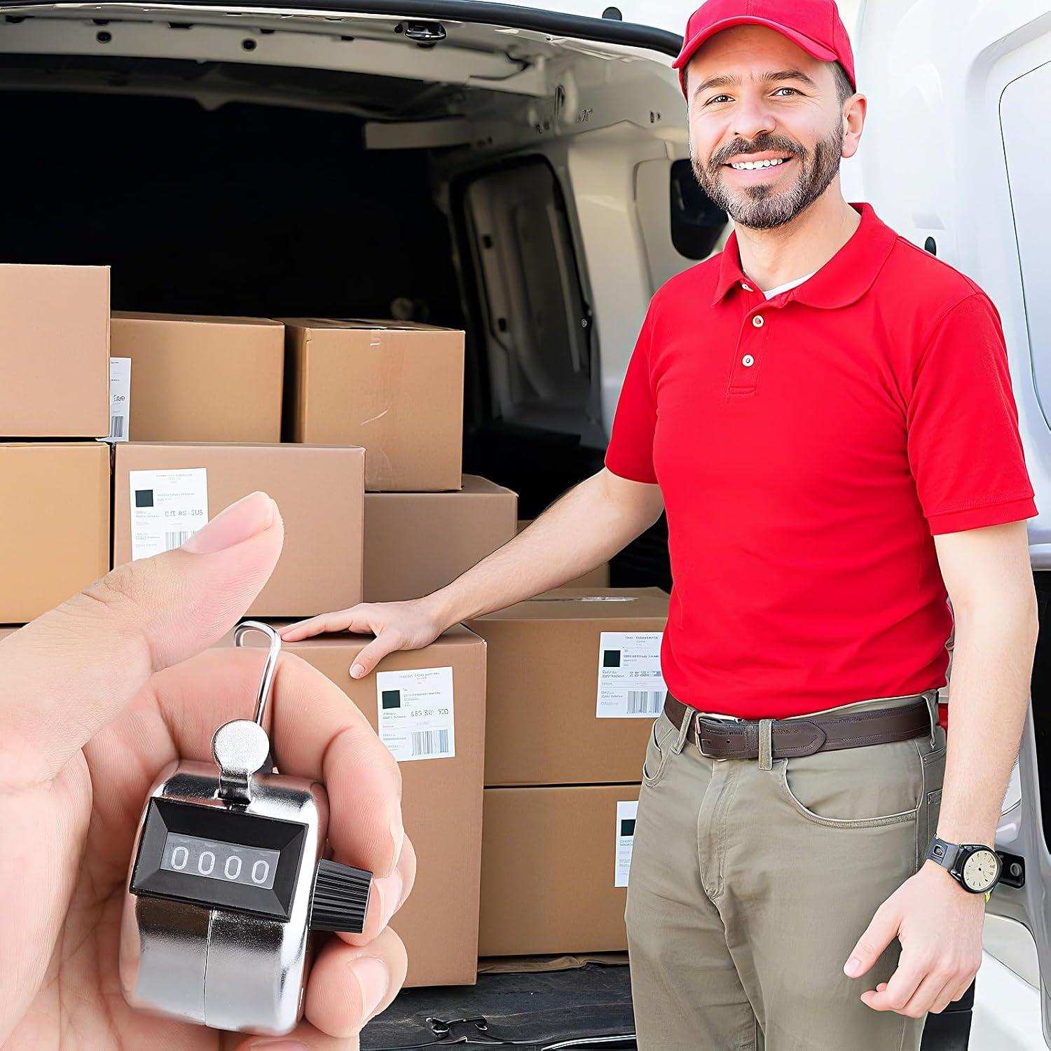 Contador Mecánico Manual Tcipreay 4 Dígitos - Paquete de 2