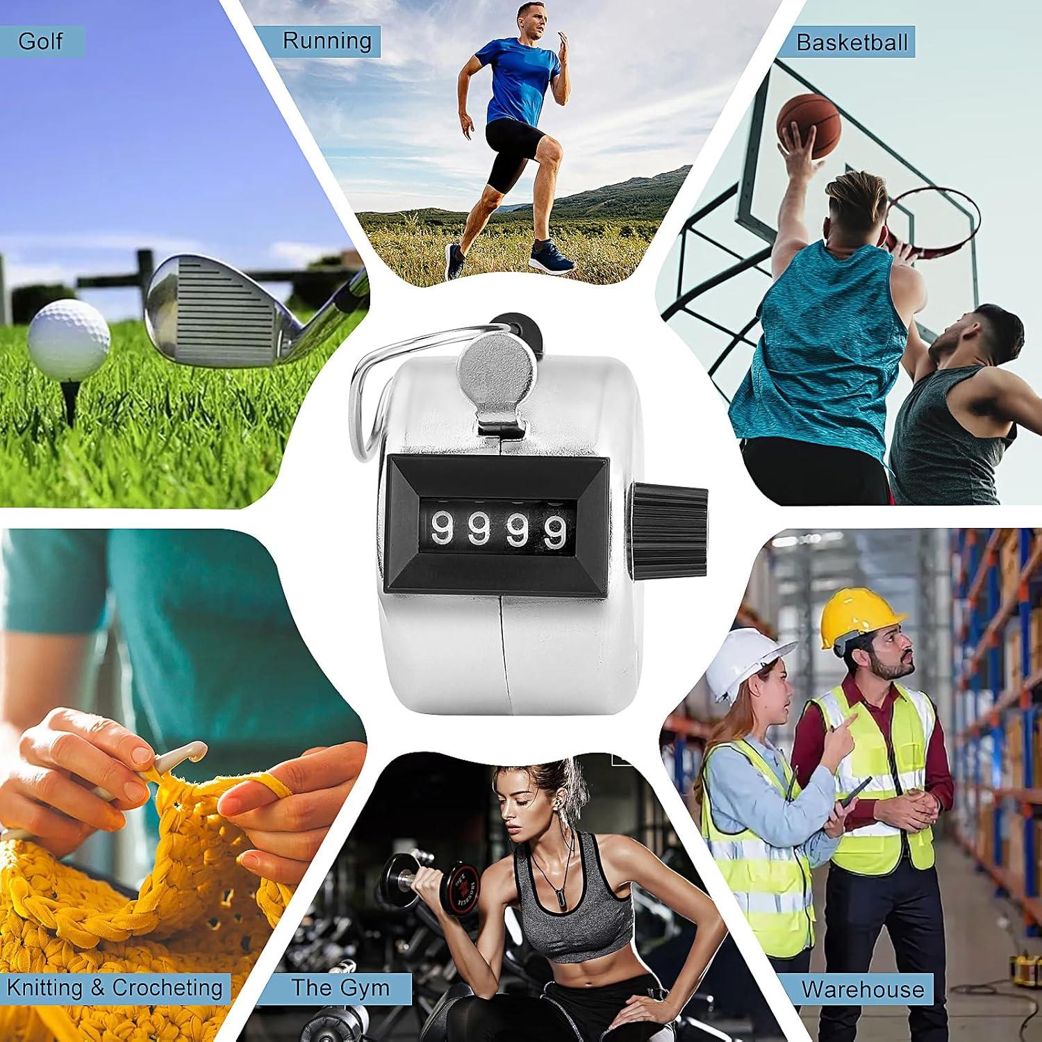 Contador Mecánico Manual Tcipreay 4 Dígitos - Paquete de 2