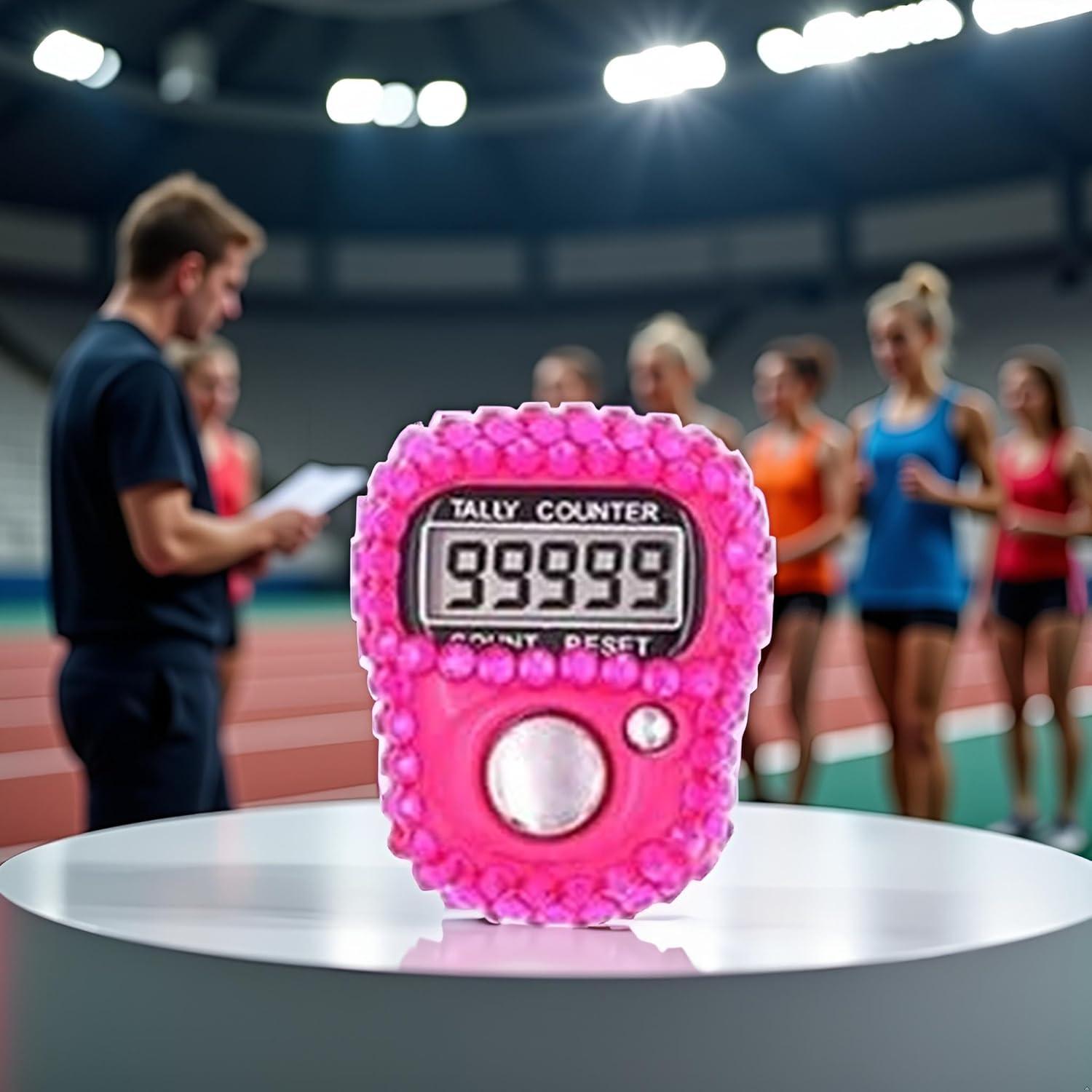 Contador Digital Portátil Cauaoa Mini Reiniciable para Golf