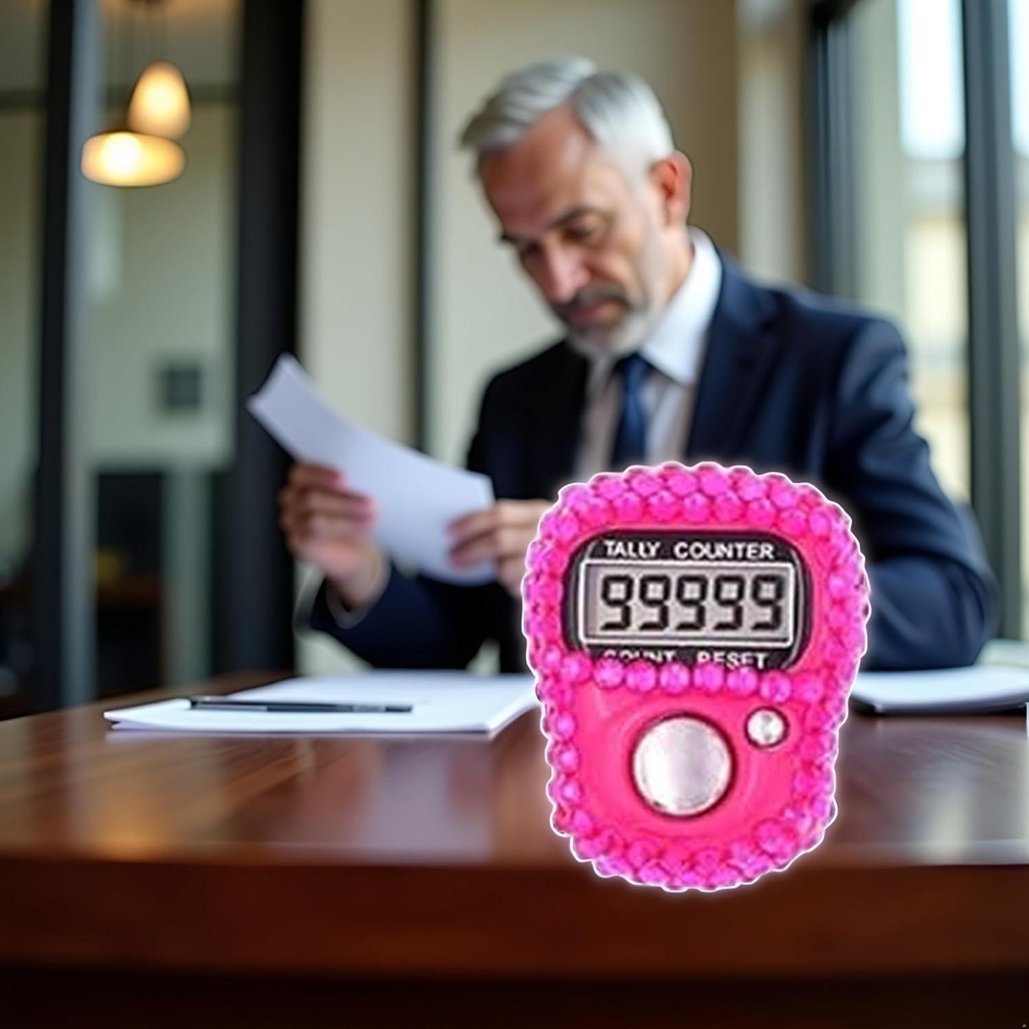 Contador Digital Portátil Cauaoa Mini Reiniciable para Golf