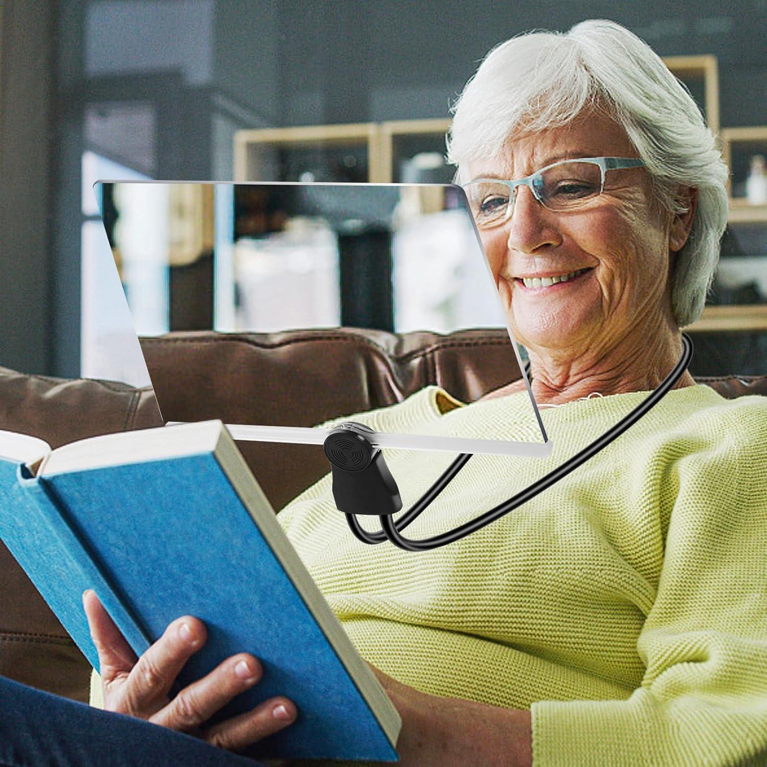 Lupa Manos Libres HQGZQL 5X con Brazo Flexible para Lectura