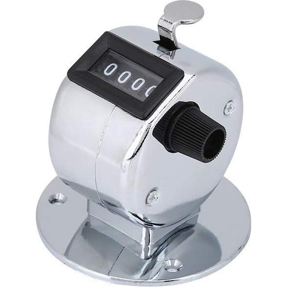 Contador Manual de Mano CYTGOUPER 4 Dígitos Acero Inoxidable