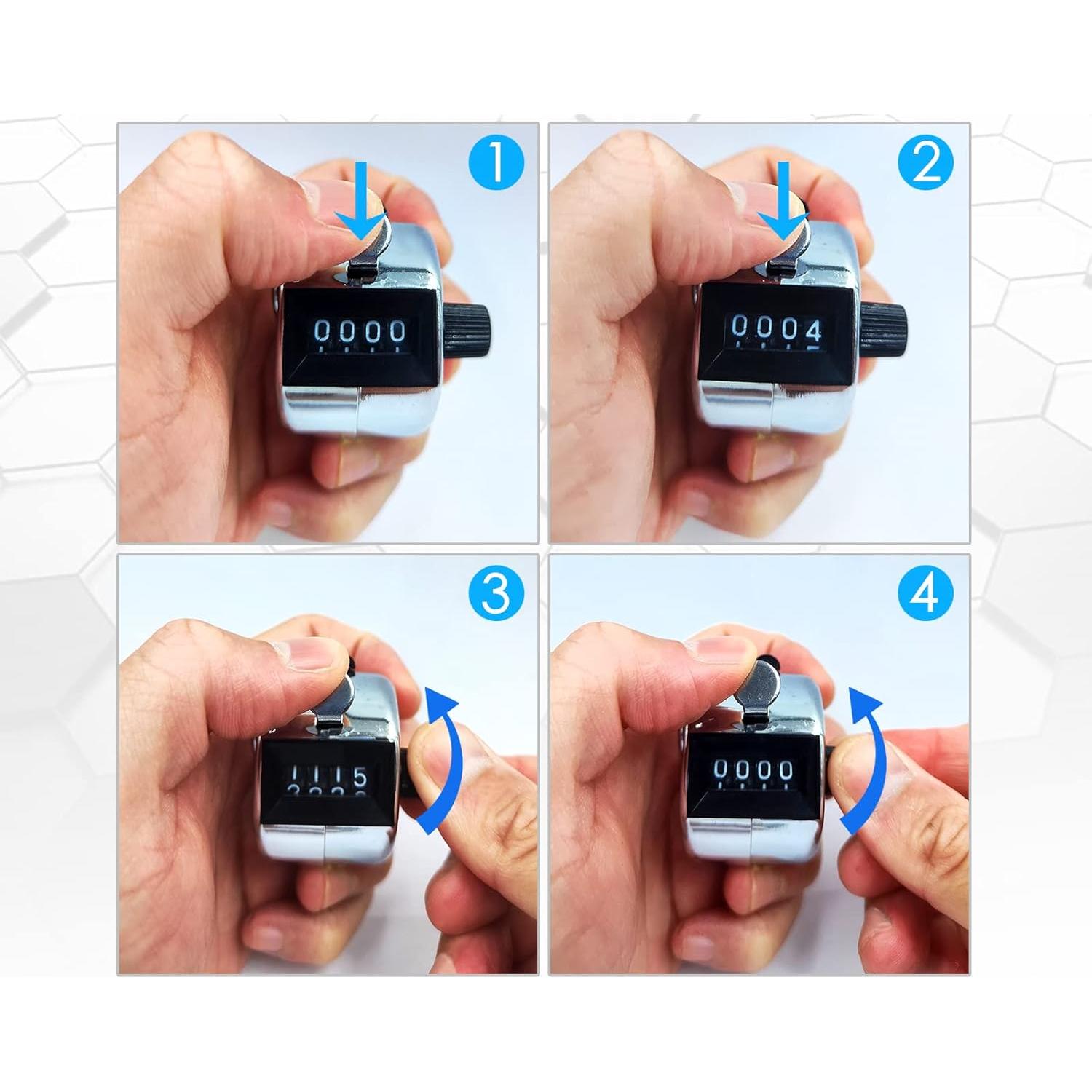 Contador Manual de Tally DS. ESTILO DISTINTIVO 9999 Clicker