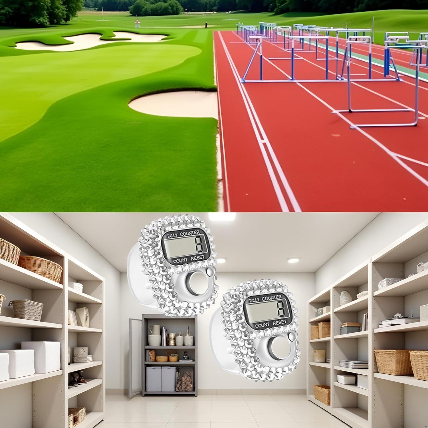 Juego de 2 Contadores Electrónicos de Dedo Myuiao MIA660