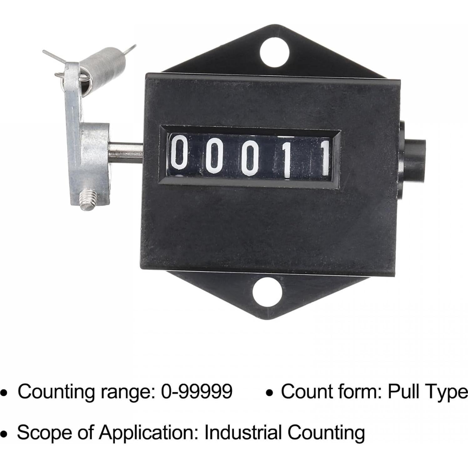Contador Manual uxcell de 5 Dígitos para Maquinaria