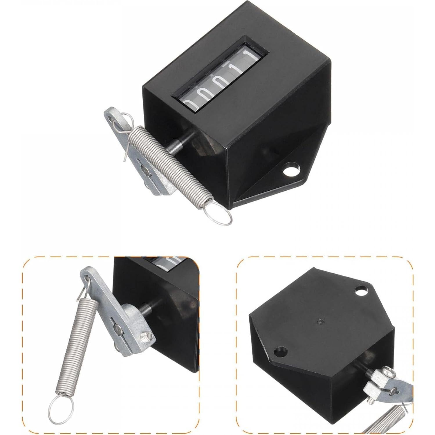 Contador Manual uxcell de 5 Dígitos para Maquinaria