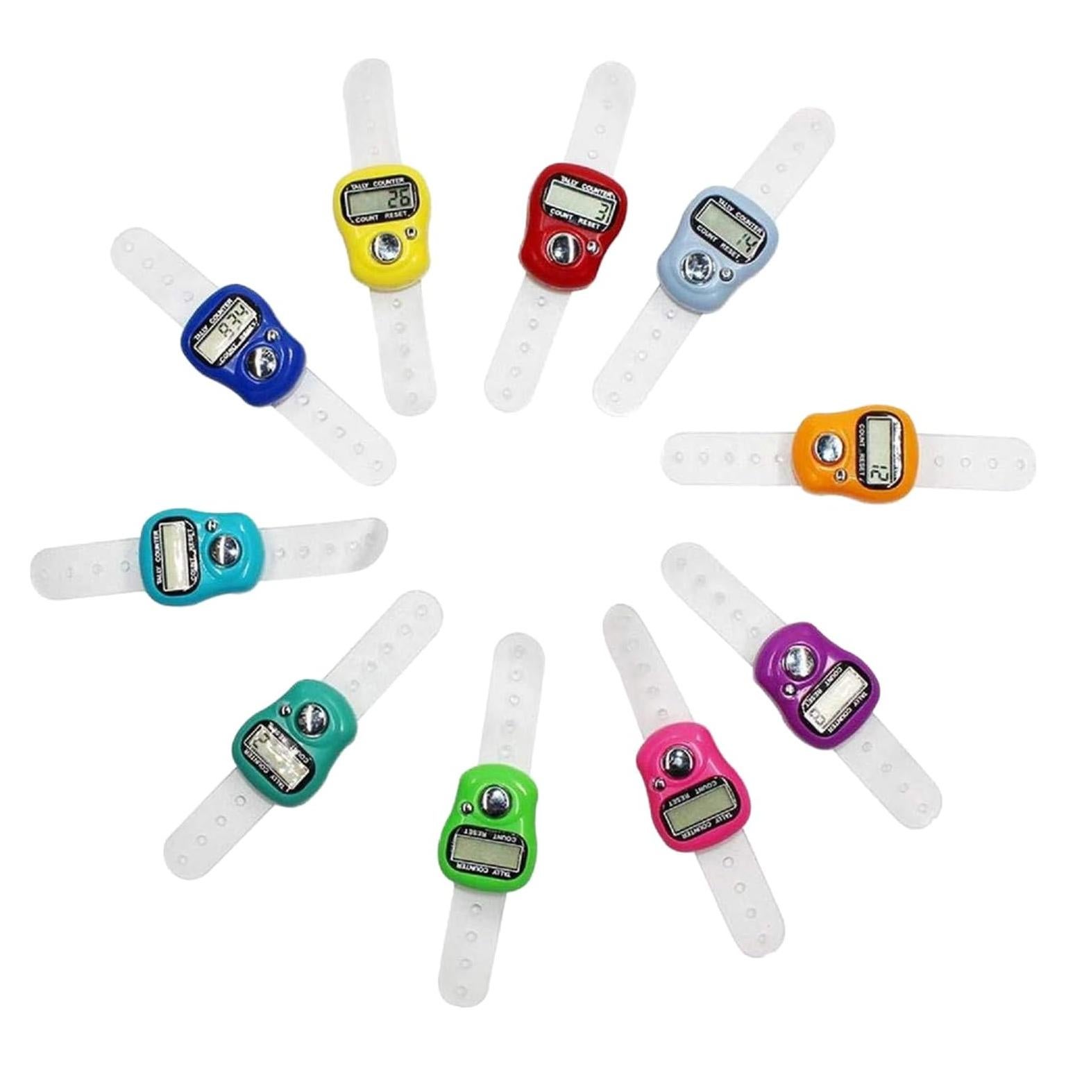 Contador Digital de Dedo Islámico BonBalloon LCD Mini 5 Pcs