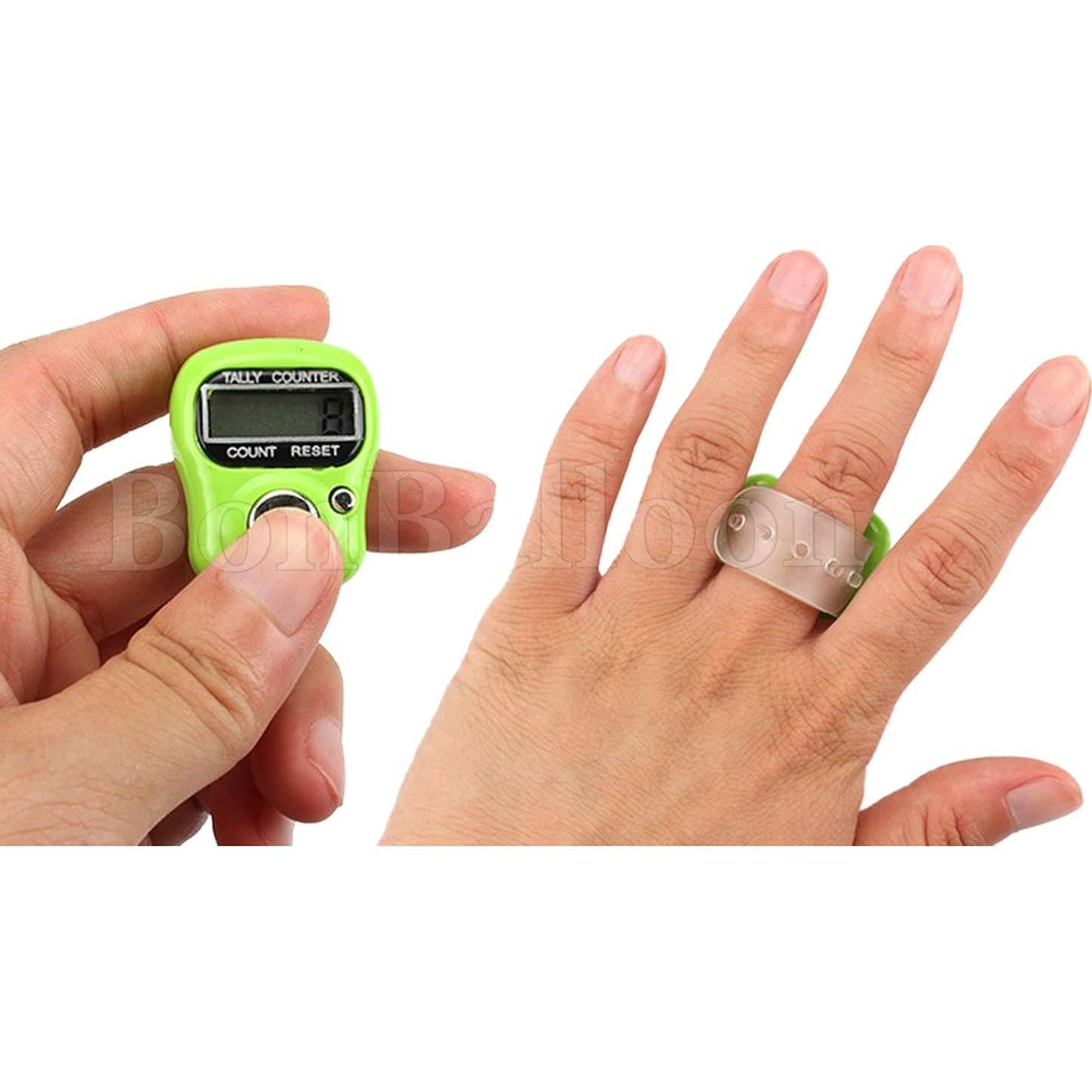 Contador Digital de Dedo Islámico BonBalloon LCD Mini 5 Pcs