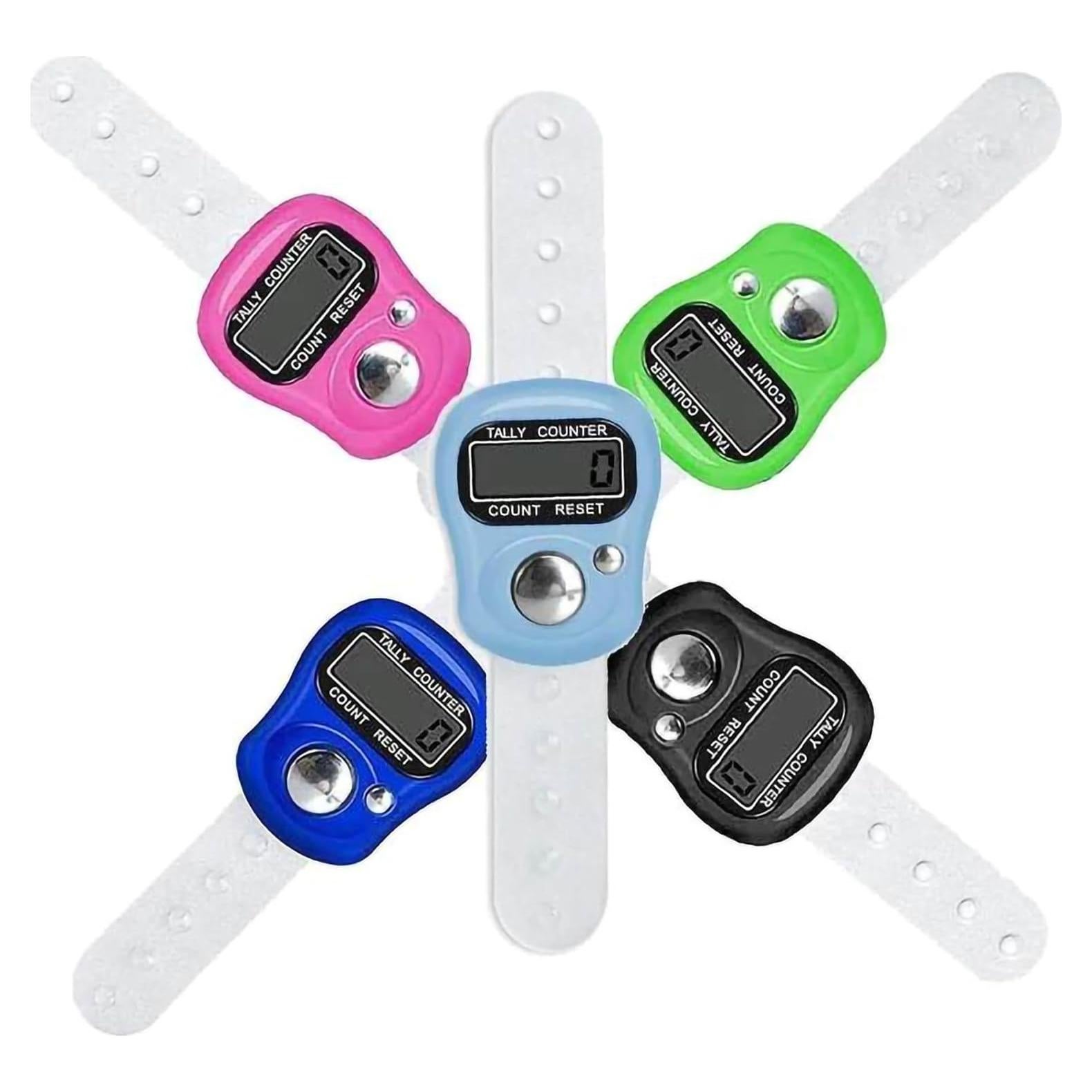 Contador Digital de Dedo PHONEX - Paquete de 5 Silenciosos