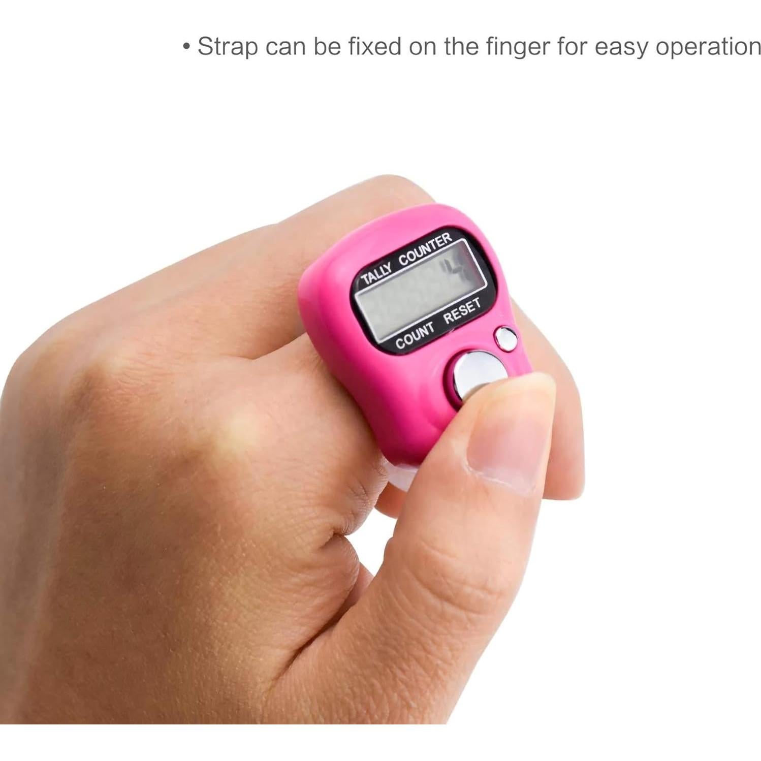 Contador Digital de Dedo PHONEX - Paquete de 5 Silenciosos