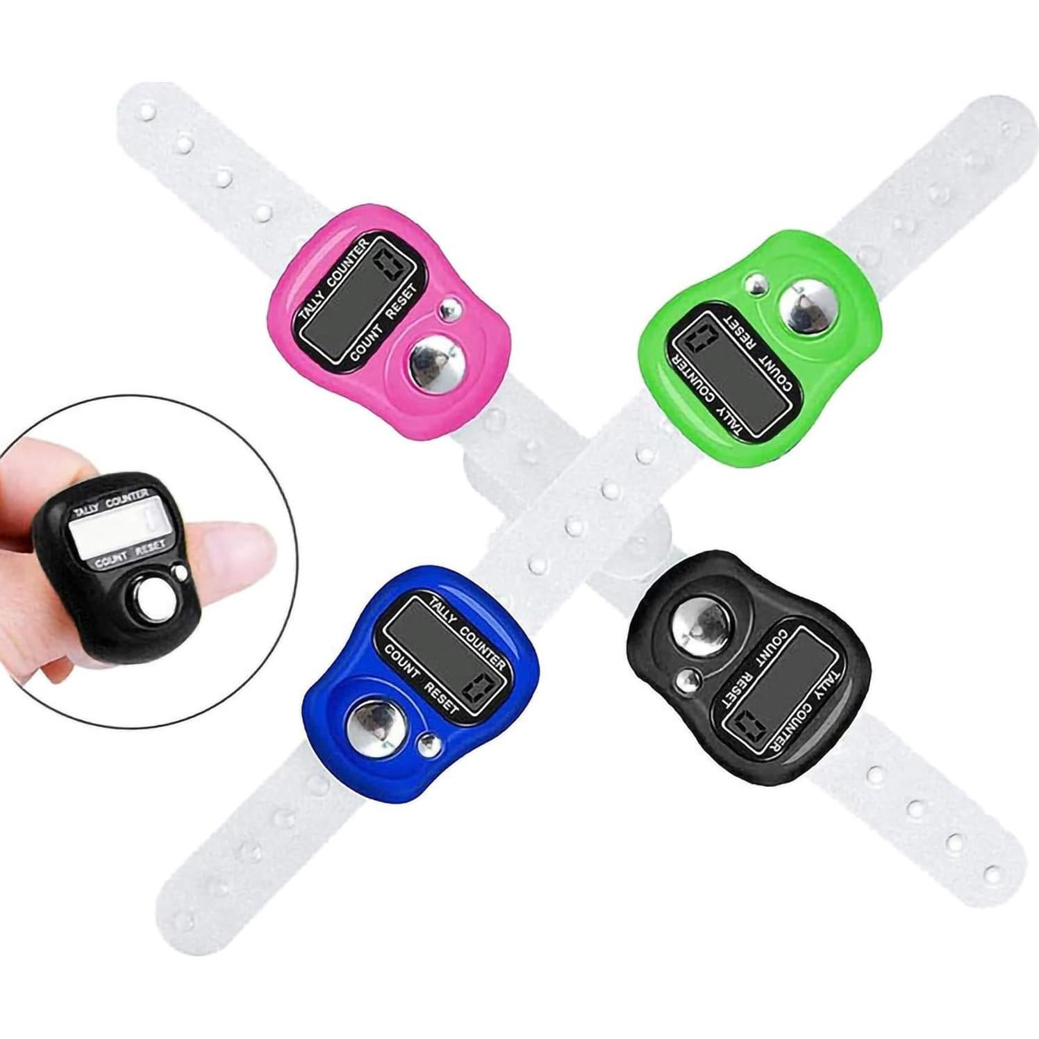 Contador Digital de Dedo PHONEX - Paquete de 5 Silenciosos