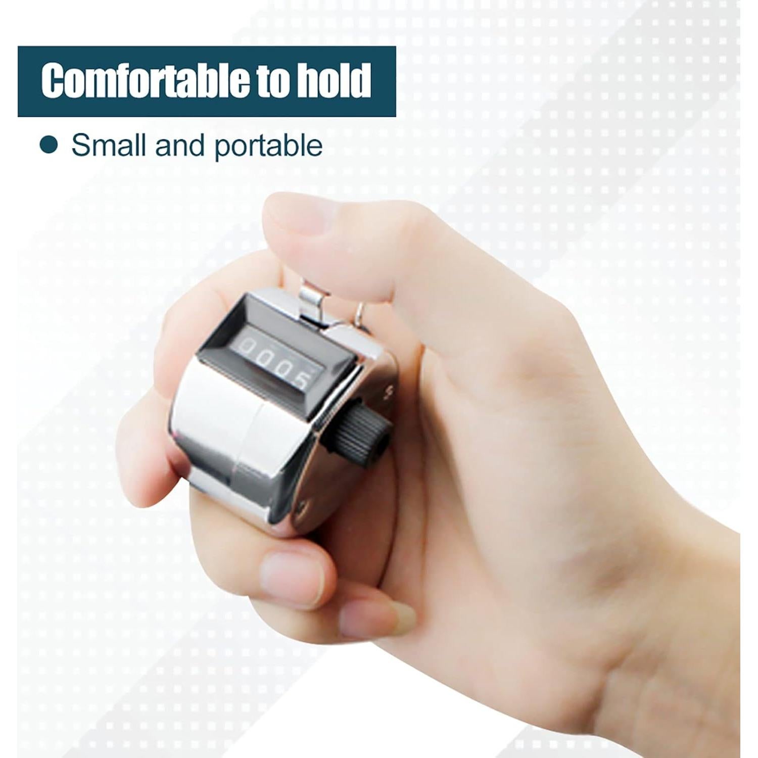 Contador de Clics Manual HANYAUKU HUTJ1463 4 Dígitos Metal