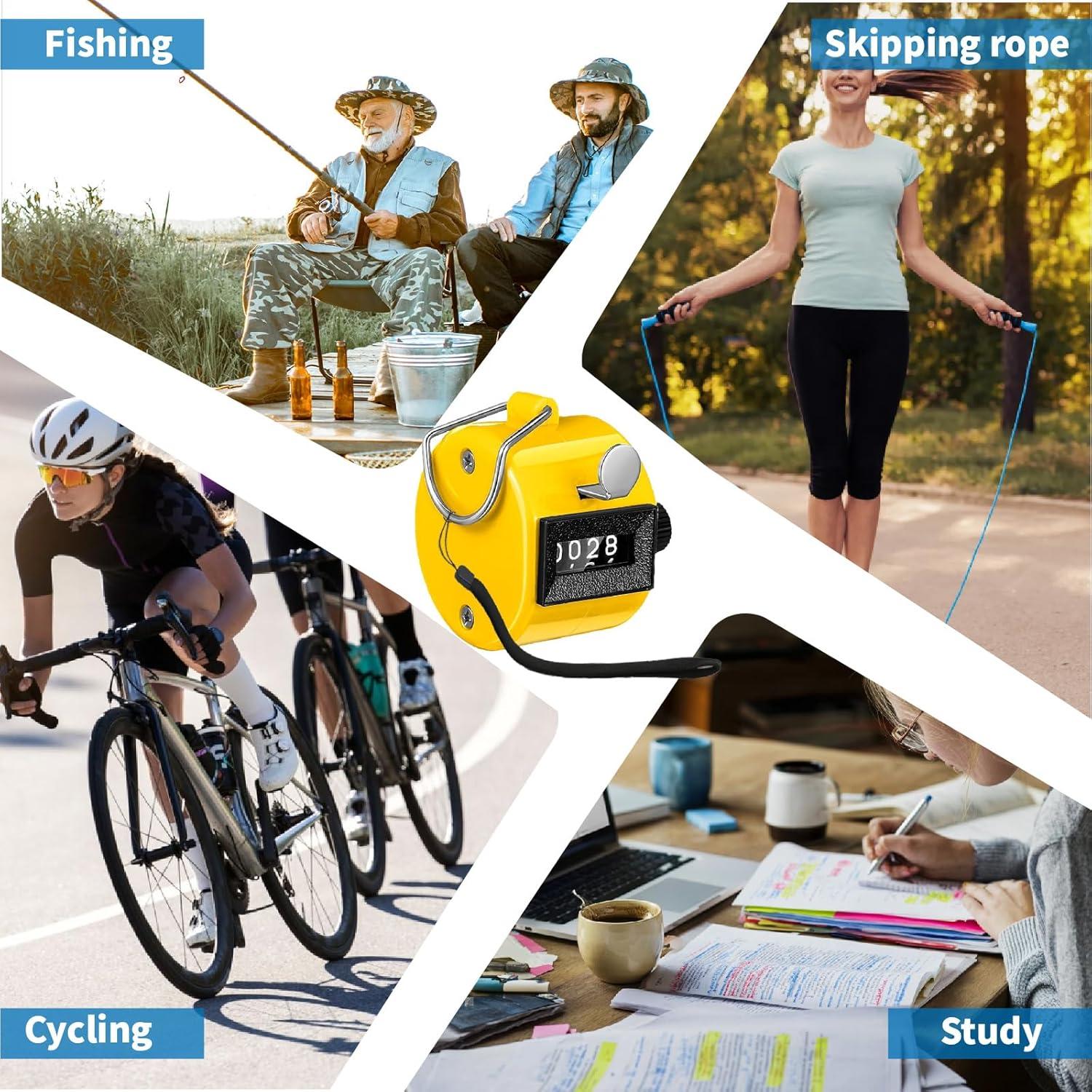 Contador Mecánico de Clicks VYNFLICK 4 Dígitos Rojo