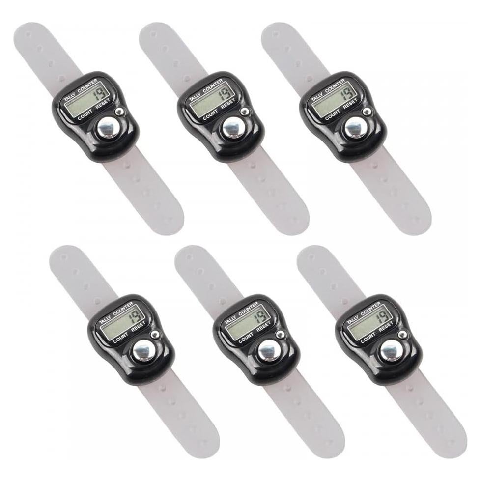 Contador de Dedos DONGKER 6 PCS Digital ABS Energía Eficiente