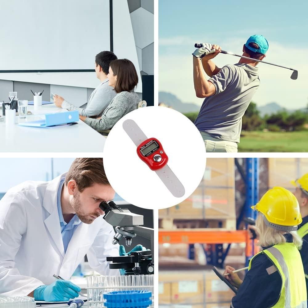 Contador de Dedos DONGKER 6 PCS Digital ABS Energía Eficiente