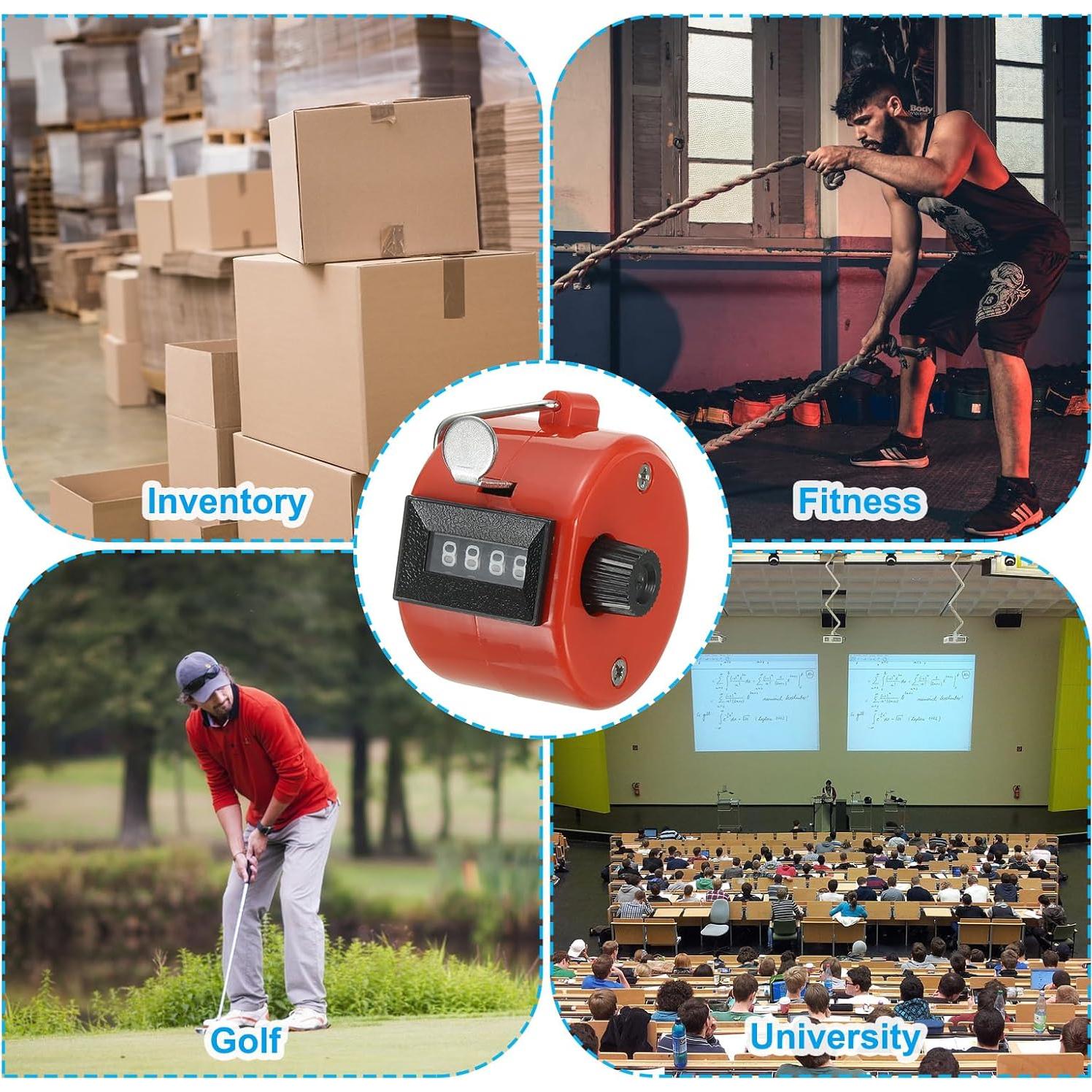 Contador Clicker PATIKIL 16 Pcs 4 Dígitos Portátil Multicolor