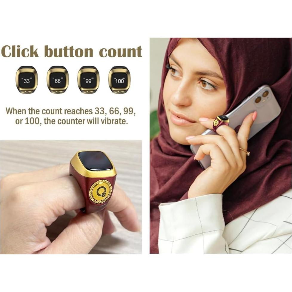 Contador de Anillo Inteligente Kellegour 20mm con Vibración