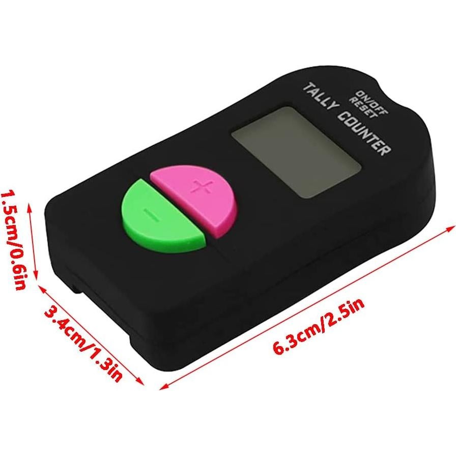 Contador Electrónico SEIWEI 4 Dígitos Portátil Negro