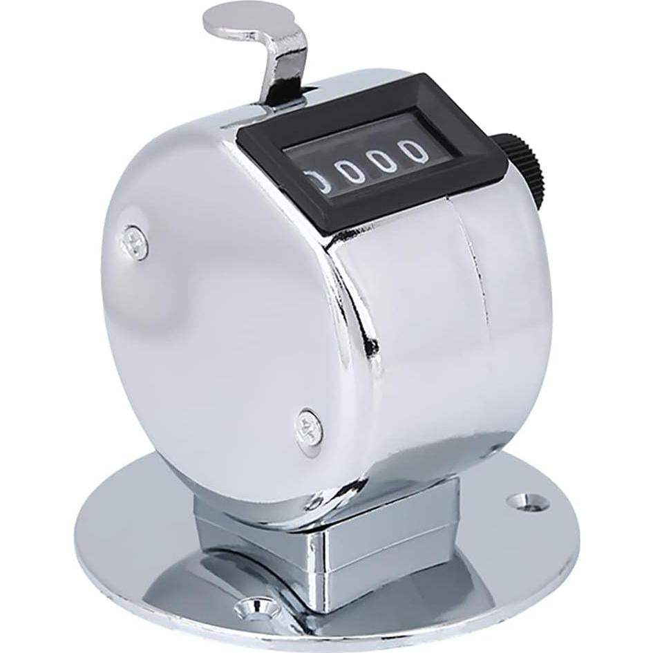 Contador de Tally de Mano AKLOSIPY 4 Dígitos Metal Ligero