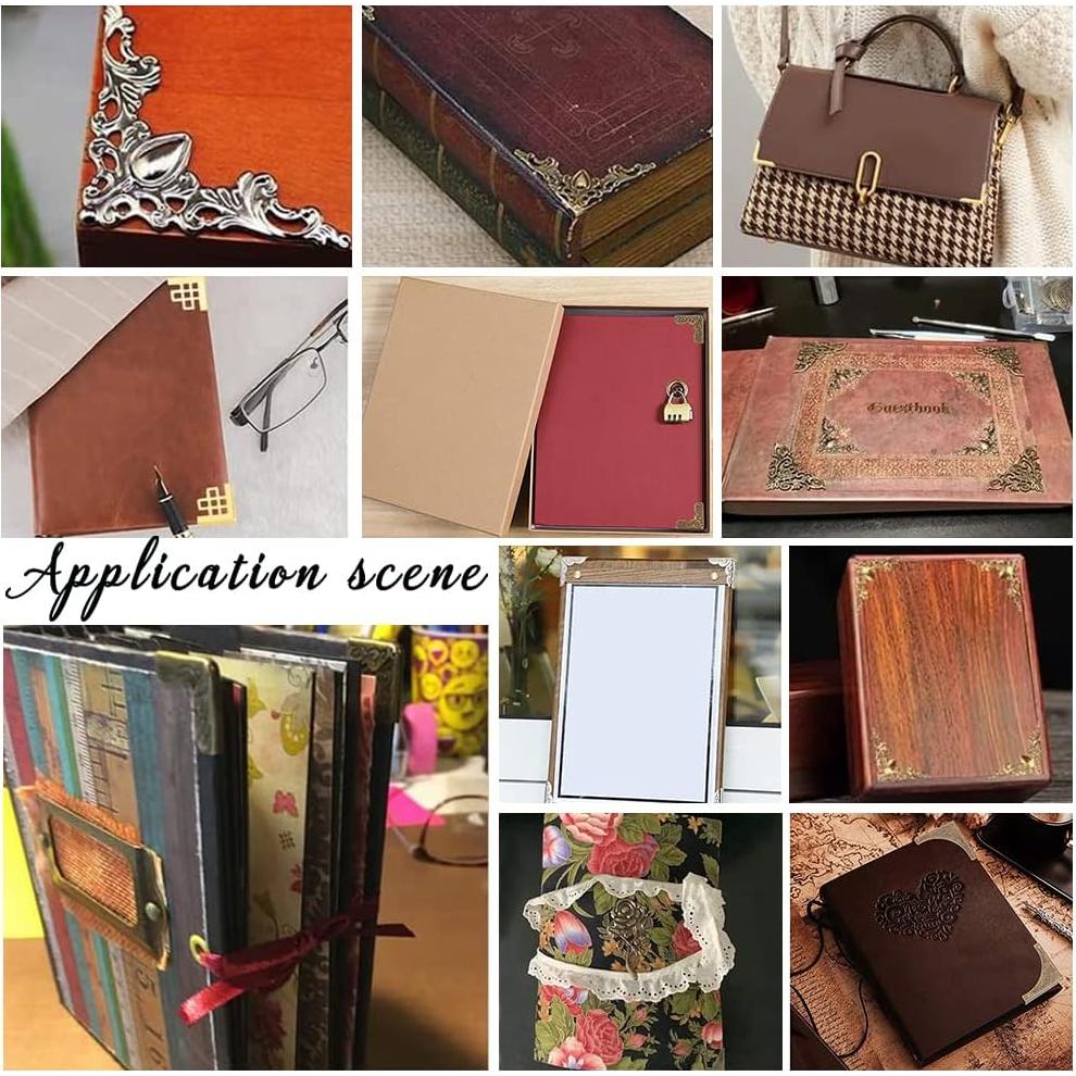 Protectores de Esquinas de Libro PH PandaHall 150pcs Bronce Antiguo